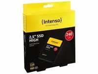 Intenso HIGH interne SSD (240 GB) 2,5 500 MB/S Lesegeschwindigkeit, 480 MB/S