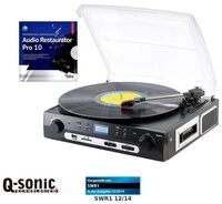Q-Sonic UPL-855.MP3 Plattenspieler und Digitalisierer Schallplatten MC Q-Sonic UPL-855.MP3 Plattenspieler und Digitalisierer Schallplatten MC