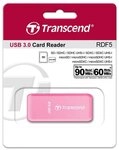 Transcend Card Reader RDF5 Micro Card SD / SDHC / SDXC UHS-I pink USB 3.0