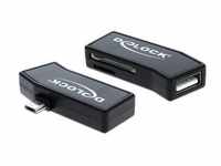 Delock Speicherkartenleser Micro USB OTG Card Reader + 1 x USB Port