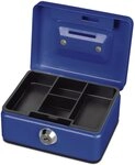 MAUL Geldkassette Geldkassette mit M&uuml;nzeinwurf 12,5x9,5x6,0 cm blau