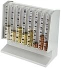 HMF Spardose 4700-07 Euro M&uuml;nzsortierer Spardose, 21 x 19,5 x 10 cm, Lichtgrau