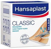 Beiersdorf AG Wundpflaster HANSAPLAST Classic Pflaster 8 cmx5 m 1 St&uuml;ck (1 St)