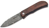 B&ouml;ker Plus Taschenmesser Taschenmesser Exskelibur II Cocobolo Damast