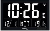 technoline Funkwanduhr WS 8007 (mit Jumbo-LCD-Anzeige)