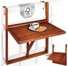 Casaria Balkonh&auml;ngetisch Akazie (1-St), klappbar Holz FSC&reg;-zertifiziert 40kg