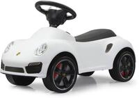 Jamara Rutscherauto Porsche 911, wei&szlig;, mit Fl&uuml;sterreifen, offiziell lizenziert