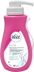Veet Enthaarungscreme pure f&uuml;r K&ouml;rper & Beine 400ml, 1 St., Haarentfernungscreme,