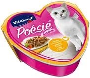 Vitakraft Katzenfutter Poesie Sauce, Huhn und Gartengem&uuml;se, 15 Schalen,...