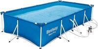 BESTWAY Framepool Bestway 56424 Steel Pro Frame Pool-Set, Gartenpool mit Filterpumpe,