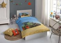good morning Kinderbettw&auml;sche Tractor, Renforc&eacute;, 2 teilig, Baumwolle, 135x200,