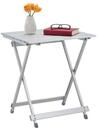 relaxdays Klapptisch Aluminium