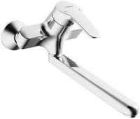 HANSA Waschtischarmatur Hansamix Wasch-/Sp&uuml;ltisch-Einhand-Wandbatterie Care&reg;
