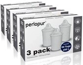PerloPur Kalk- und Wasserfilter Classic Filterkartuschen Universal Pack 12 komp. mit