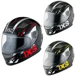 IXS Motorradhelm IXS HX 135 Funky Rot 52 52