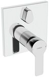 HANSA Wannenarmatur Hansaligna EinhandBatterie Fertigmontageset m.