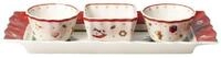 Villeroy & Boch Schale Toy's Delight Weihnachtsgeschirr, Porzellan, 4-tlg.