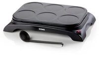 Domo Cr&ecirc;pesmaker, 1000 W, &Oslash; 11.5 cm, 6 s&uuml;&szlig;e salzige Pancake Pfannkuchen selber