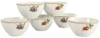 CreaTable M&uuml;slischale Flora Orchard, Porzellan, (Set, 6-tlg), Salatschale,