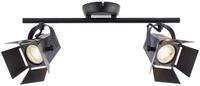 Brilliant Deckenstrahler Movie, LED wechselbar, Warmwei&szlig;, LED Spotrohr 2flg...
