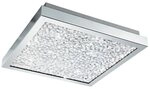 EGLO Deckenleuchte "CARDITO" Glas, silber, 16W, neutralwei&szlig;, 2500lm, 4000K,