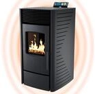 NEMAXX Pelletofen P9 Schwarz 11 kW A+ bis 220 m&sup3; Start-Reinig. &