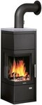 JUSTUS Kaminofen Diego W+, 6 kW, Zeitbrand