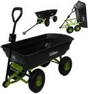 TRUTZHOLM Bollerwagen Gartenwagen Tragkraft 300 kg schwarz/gr&uuml;n Handwagen