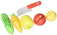 goki Spiellebensmittel Schneidegem&uuml;se Holz Spielk&uuml;che Gem&uuml;se Set...