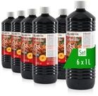 H&ouml;fer Chemie GmbH Grillanz&uuml;nder 6x 1 L FLAMBIOL&reg; Grillanz&uuml;nder fl&uuml;ssig, 6...