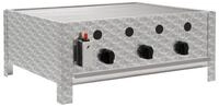 BBQ-Toro Gasgrill Edelstahl Gastrobr&auml;ter 3-flammig, 64 x 52 x 27 cm,...