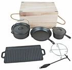 El Fuego Schmortopf El Fuego Dutch Oven 7 tlg. Set Ay 466 Pfanne Schmortopf