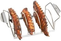 GEFU Grillzange Spare Rib Halter BBQ aus Edelstahl, f&uuml;r Braten bis 4 Ribs...