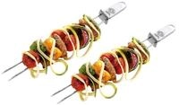 GEFU Grillspie&szlig; 2 Bbq Edelstahl Grillspie&szlig;e TWINCO 32 Cm Schaschli