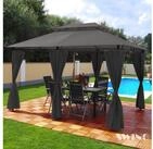 Swing&Harmonie Pavillon LED - Pavillon 3x4m Minzo Garten Pavillion, Solar Pavilion