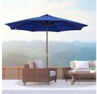 Outsunny Sonnenschirm Holz, Balkonschirm, LxB: 300x300 cm, Gartenschirm,...