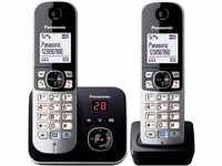 Panasonic KX-TG6822G Schnurloses DECT-Telefon (Mobilteile: 2, mit...