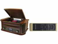 Soundmaster NR545DAB Kompakt-Anlage mit Kassetten, CD, DAB, Bluetooth...