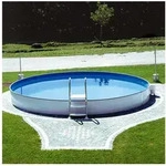 Steinbach Pool Rundpool Steinbach Stahlwand Swimming Pool "Styria rund", Stanzungen