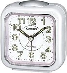 CASIO Quarzwecker TQ-142-1EF Wecker, Reisewecker, Leuchtzeiger, Leuchtziffern,