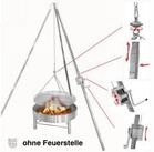 Schneider Grillger&auml;te GmbH & Co.KG Feuerstelle Schneider Edelstahl Dreibeingrill