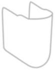 Villeroy & Boch Badarmatur V&B Ablaufhaube O.Novo mit Befestigungsset, wei&szlig;