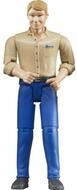 Bruder&reg; Spielfigur Bruder 60006 - Mann mit hellem Hauttyp und blauer Hose
