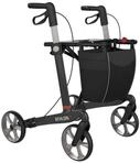 Rehasense Rollator Rehasense Athlon SL Carbon, TPE R&auml;der, Gr&ouml;&szlig;e L, Carbonschwarz,