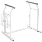 Ridder Badaccessoire-Set Mobile WC-Aufstehhilfe Sam, inkl. Ablagekorb wei&szlig;