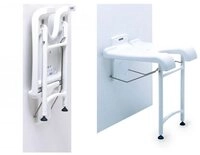 Invacare Dusch-Toilettenrollstuhl Aquatec Sansibar Duschhocker, klappbar