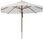 anndora-sonnenschirm Sonnenschirm 4m rund Gartenschirm Marktschirm, wasserabweisende