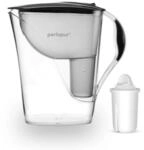 PerloPur Wasserfilter Wasserfilter Fashion Anthrazit Inkl. 1 Universal