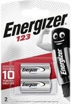 Energizer Energizer Lithium Fotobatterie CR123 3 V, 2er Pack Batterie