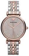 Emporio Armani Quarzuhr Emporio Armani Damen-Uhren Analog Quarz